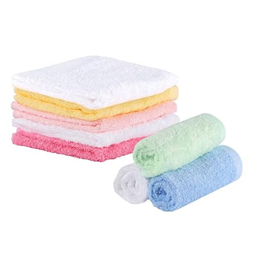 8 Pack Bamboo Flannel Face Cloths