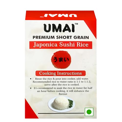 UMAI Sushi Rice 1 Kg Vacuum Packed (Short Grain Sticky Rice with Sweet Flavor) - Image 2 thumbnail