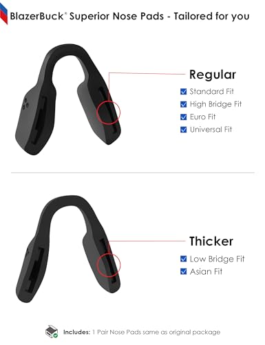 Image of BLAZERBUCK Replacement Nose Piece Nose Pads for Oakley Miter OX8154 Eyeglass