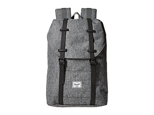 Image of Herschel Retreat Backpack, Raven Crosshatch /Black Rubber, Mid-Volume 14.0L