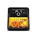 Tefal Easy Fry Mega Heißluftfritteuse, 7,5 Liter Fassungsvermögen, bis zu 8 Personen, 99% weniger Fett, 8 automatische Gareinstellungen, digitales Display, spülmaschinengeeignet, Schwarz, EY8558E0