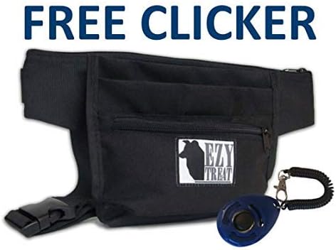 Spring Hinge Closure Treat Pouch - Quick Access to Dog Treats - Positive Reward Training - Doggie Training Treats Pouch - Dog Treat Bags for Dog Trainers, Dog Treat Pouch for Dog Walkers