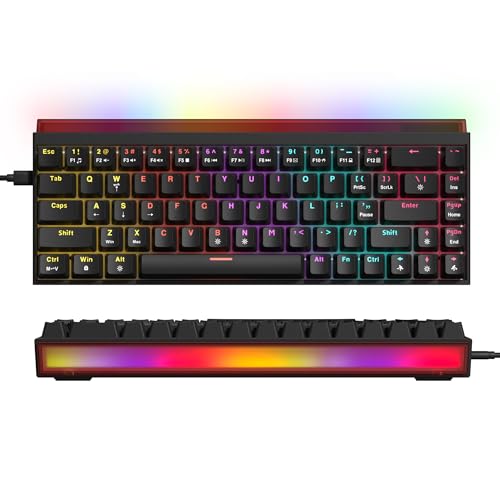 Amazon | Womier 60% ゲーミングキーボード ライトボックス付き、有線