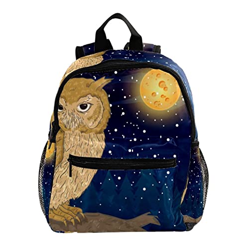 Sac à dos pour garçons et filles motif nuage et lune le cadeau mignon pour la rentrée scolaire