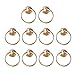 YYDFPIIA 10 Pack Cabinet Knob Cupboard Drawer Pull Handle Dresser Ring Pulls with Screws (Color : Gold)