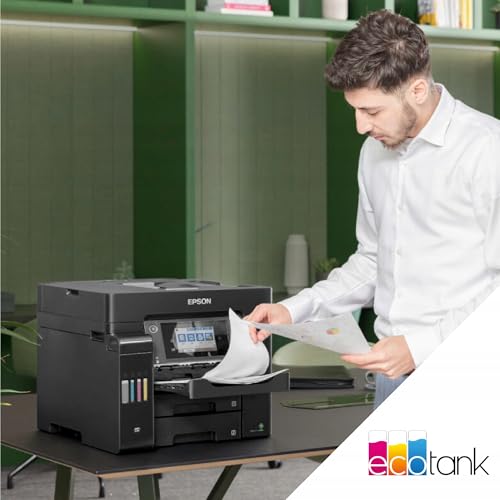 Imprimante jet d'encre couleur multifonctionnel EPSON EcoTank L6550 Recto verso ADF Sans fil A4 - vue 5