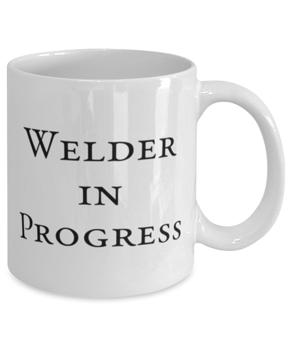 Epic Welder Gifts, Welder in Progress, Welder 11oz 15oz Mug From Boss, Cup For Colleagues