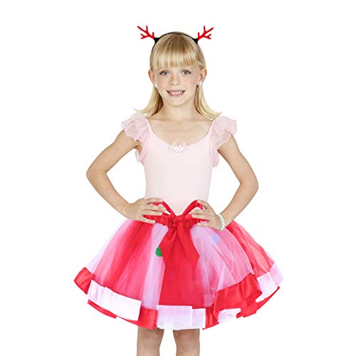 ABOOFAN Saia de Tutu de Fantasia de Veado de Natal Com Tiara de Chifre de Veado AniversÃ¡rio Festa d