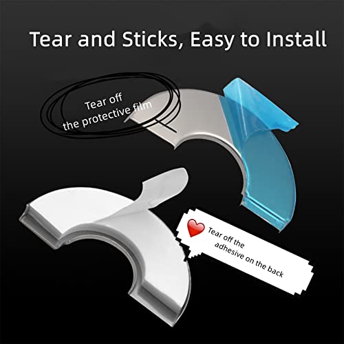 Tsnamay Wall Split Flange, Stainless Steel Round Escutcheon Plate for 2\"/51mm Diameter Pipe, Pack of 2 - Thumbnail 4