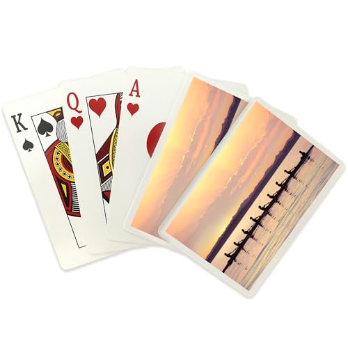 Lantern Press Baraja de 52 cartas poker tamaño adulto miniatura 2