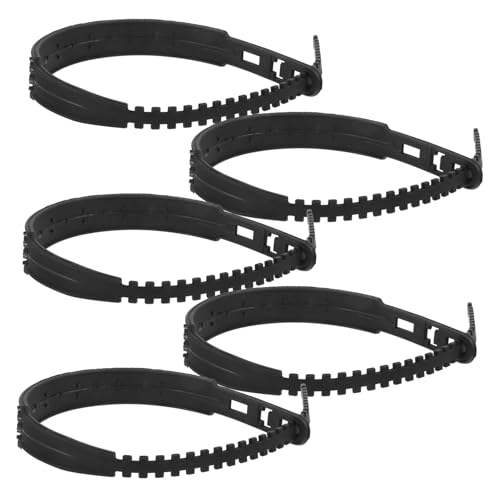 BELLIFFY 5pcs Car Snow Chains - Tire Chains for Tpu Design for Suvs Trucks and Cars Quick Installation for Enhanced Traction Icy Roads