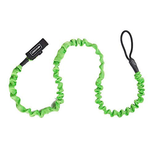 image for LINGVUM Paddle Leash Stretchable Kayak Paddle Tether Coiled Strap for 