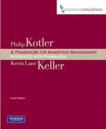 A Framework for Marketing Management + Interpretive Simulations Access Code Card Group B: Integrated with Pharmasim