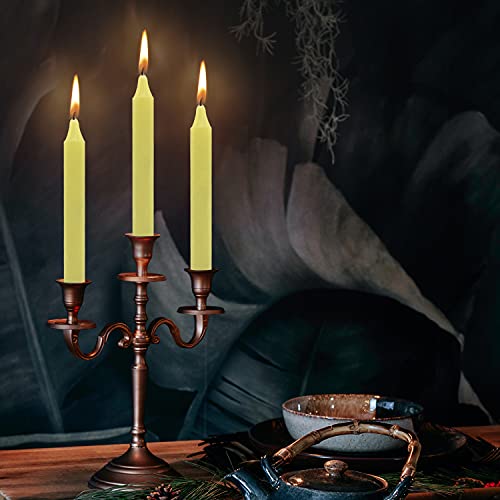Image of AuraDecor Pack of 56 Stick Candles || Especially Meant for Healing, Chakras, Ritual Candles, Decoration, Lighting, Home Decor || Burning Time 3 to 4 Hours Each (Multicolor)