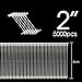 2 inch Standard Tagging Gun Fasteners, Tag Gun Refills,Plastic Fasteners,Clothing Tag Barbs Attachments Price Label for All Standard Price Tag Gun(5000pcs)