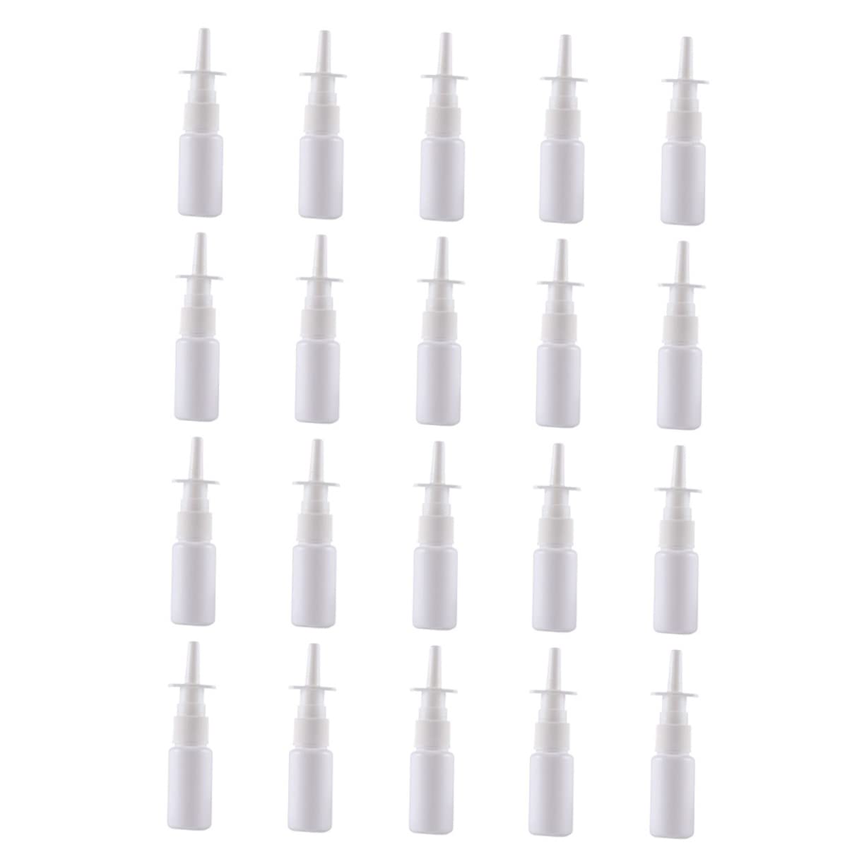 10ml Reisefläschchen für Make Up, Weiße Pe Sprühflasche | 200 Stück, mit Transparenter Schutzkappe, für Outdoor und Reise, Wiederbefüllbar und Tragbar