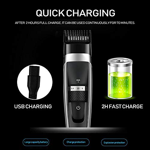 Loijon Ferramentas de estilo de cabelo profissional Aparador de pêlos elétrico Cortador de cabelo re