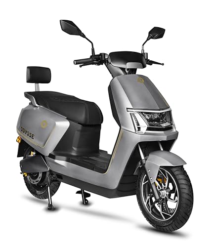 Image of SUN 60V 30Ah Electric Scooter Grey | Long Range High-Performance Scooter | Advance Booking at Ex-Showroom Price