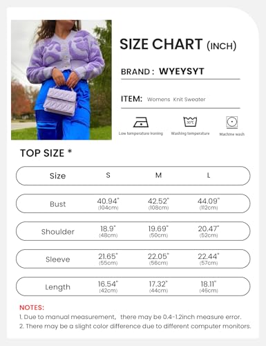 Image of Wyeysyt Womens Cropped Color Block Cardigan Sweaters Long Sleeve Button Down Open Front Knit Sweater Outerwear
