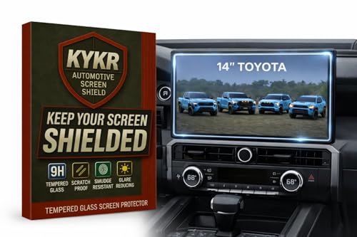 Verre trempé Toyota Tundra évite rayures écran Sequoia TRD 14 pouces