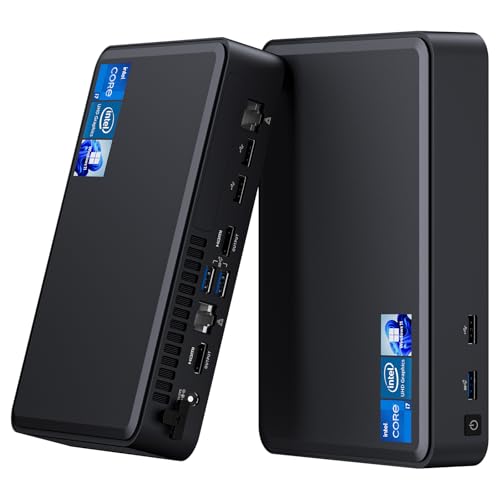 Intel NUC Pro Chassis Element Mini PC, élément informatique NUC 8 intégré, Core i7-8665U, 8 Go de RAM, SSD 256 Go, Win 11 Pro, WiFi 5, BT 5.1, Dual GbE, 2...