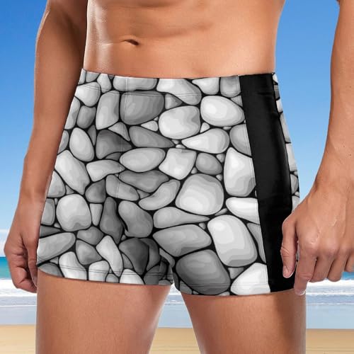 Slip de bain homme effet marbre : l'élégance balnéaire chic