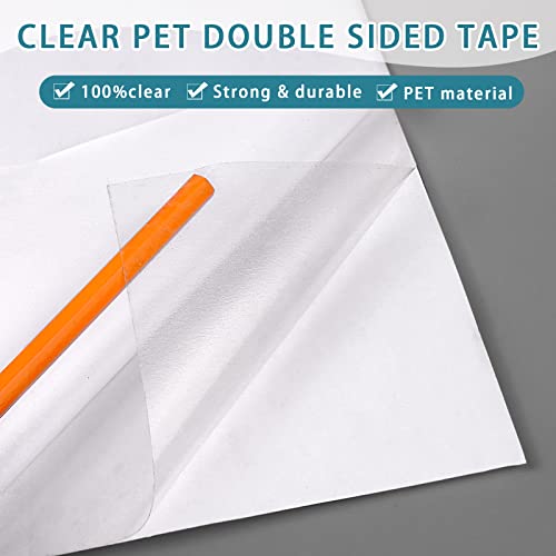 Double Sided Adhesive Sheets For Arts Craft Scrapbooking Photo Albums Home Decorative 25Pcs, 8.3 X 11.7 Inch #TOP3