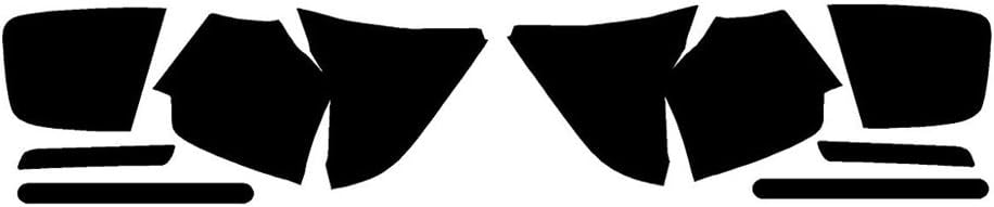 Rvinyl Tail Light Pre Cut Film Tint Cover Kit in Blackout Smoke Compatible with Chevrolet Malibu 2013-2015 - Adhesive Backs