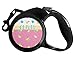 Personalized Summer Lemonade Retractable Dog Leash - Medium