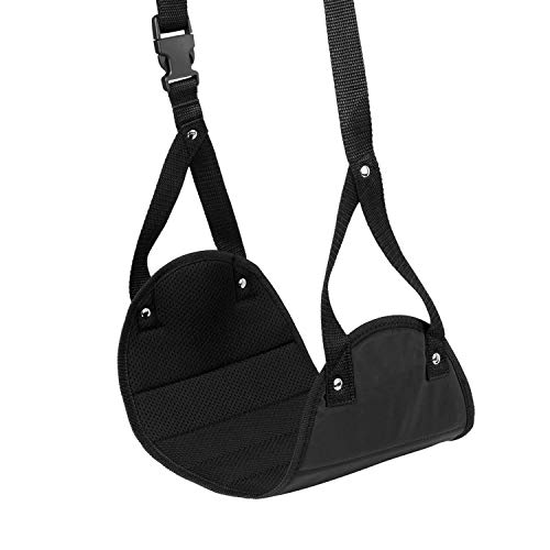 Foot Rest, Portable Adjustable Height Travel Footrest Flight Carry-on Foot Rest ,Home Office Desk Foot Hammock-Provides Relaxation and Comfort(1 Set) - Image 3