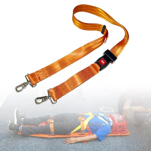 Spine Board Strap for Backboard, Emergency Stretcher System Immobilization Belt with Quick Release Buckle, 72" L (A, 1)