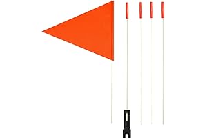 Uelfbaby Upgraded Bike Flags for Enhanced Off-Road Visibility
