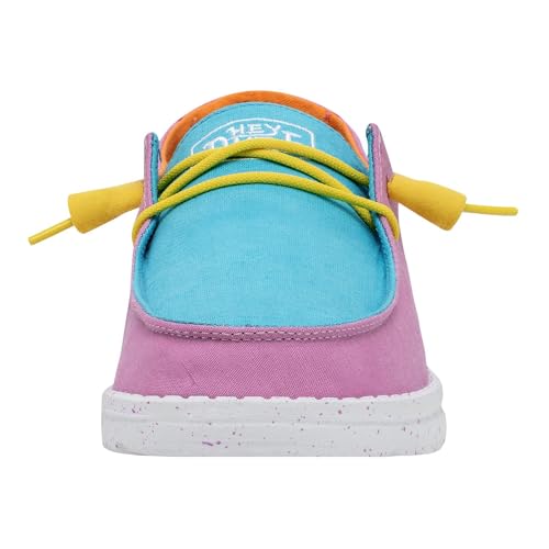 Image of HEYDUDE Women's Wendy Slub Canvas | Women's Shoes | Women's Slip On Shoes | Comfortable & Light-Weight