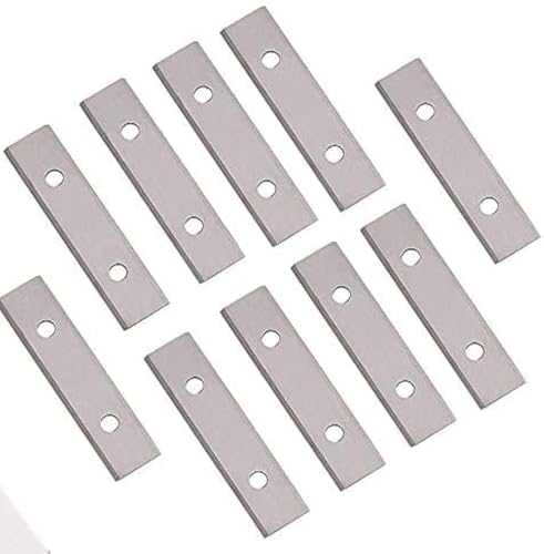 2.38"(60mm) Paint Scraper Carbide Blades Double-Edged Reversible Replacement Blade 2-3/8"(60X12X1.5mm) Fits Most equivalent General purpose Hand-Held Scrapers,10pcs By LU&MN