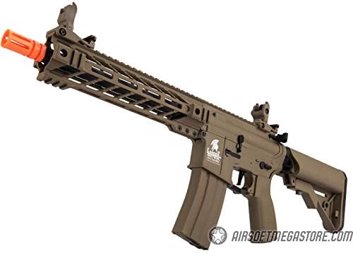 Lancer Tactical Enforcer Hybrid Gen 2 Battle Hawk Airsoft AEG Rifle HIGH FPS TAN 395 FPS