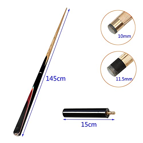 Taco de Billar 3/4 Split Cue de Madera Ash 145cm 11.5mm miniatura 2