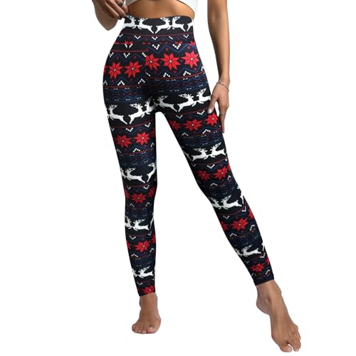 High Waisted Leggings for Women - No See Through Tummy Control Cycling Workout Yoga Pants with Pockets Reg & Plus