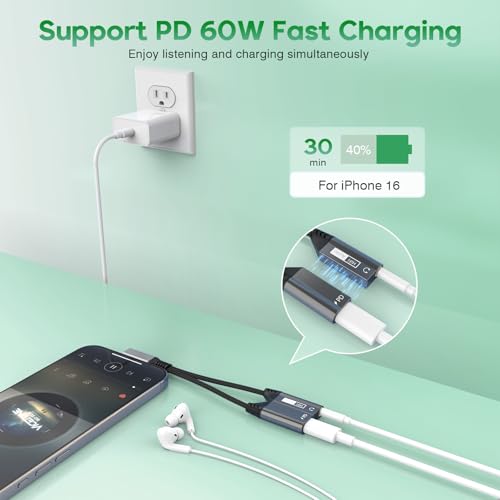 Adaptateur USB C angle droit résout le manque de prise jack sur iPhone 15 - 5