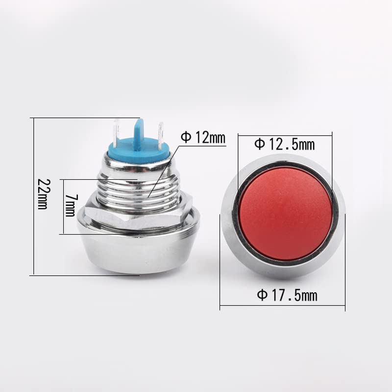 Bouton d'alimentation étanche 12mm pour réparer les faux contacts extérieurs