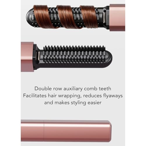 Plancha de pelo mini inalámbrica recargable BRRNOO rosa dorado miniatura 7