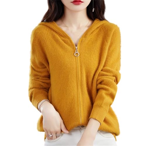 Cardigan en cachemire pour femme : la douceur d'un manteau en tricot grande taille chaud
