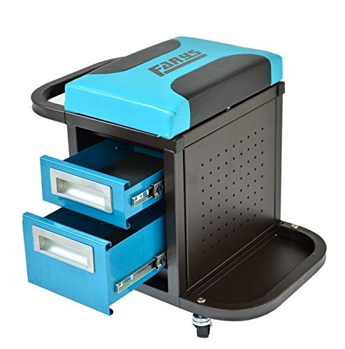 Preisvergleich Produktbild Werkstattstuhl Werkstattsitzt Werstatthocker Schublade Stuhl Werkstatt FARYS