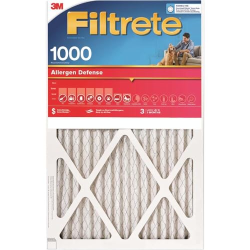 3M Filtrete Micro Allergen Reduction Air Filter [Set of 6] Size: 25" H x 16" W x 1" D