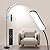 Yikuneng Dimmable LED Floor Lamp, Super Bright Reading Lamps Floor Standing lamp with Remote & Touch Control, Stepless Dimming & 2700K-6500K Color Temperature, for Living Room Bedroom Office, Black