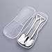 UKKO Cucchiaini Set di Cucchiaio da Pala in Acciaio Inox Set Creativo Tea-Spoon Shovel Dessert Cucchiaio Regalo di Natale Tavola Strumento di Gelato