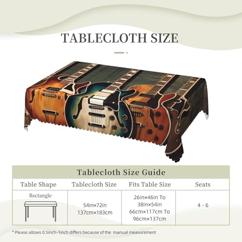 Nappe rectangulaire en polyester infroissable pour table de fête et banquet - 7