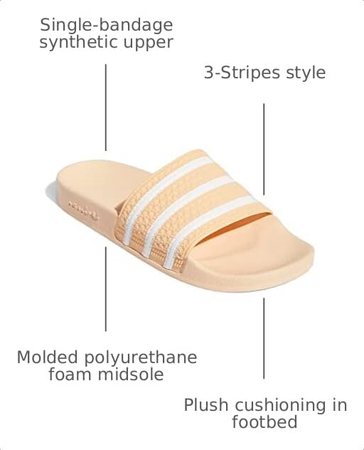 Image of adidas Unisex Adult Adilette Shower Slip On Slides
