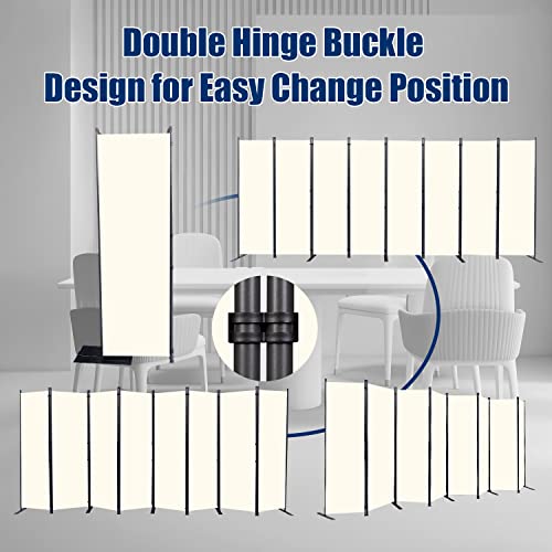 image for HOMSCREENER Room Divider 6FT Portable Room Dividers and Folding Privac