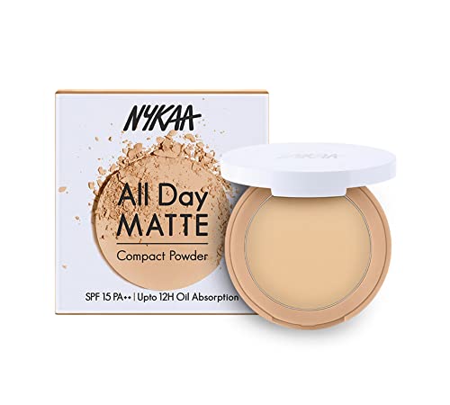 Nykaa 8904245711740 Cosmetics All Day Matte Compact Powder - Face Powder For Flawless Finish - Pressed Powder Infused With Vitamin E thumb #7