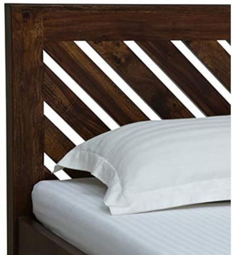 Image of Bed Solid Sheesham Wood for Your Bedroom Delivery Condition-DIY(Do-It-Yourself) Solid Wood King Bed (Finish Color - Natural Finish, Delivery Condition - DIY(Do-It-Yourself))